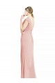 Long Cap Sleeves Soft Chiffon Bliss Pink Mermaid Formal Dress / Bridesmaid Dress Newcastle