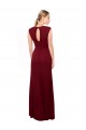 Long Sleeveless Soft Chiffon Burgundy Mermaid Prom Dress / Bridesmaid Dress Newcastle