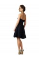 Knee Length Sleeveless Lace Dark Navy A-Line Bridesmaid Dress Newcastle