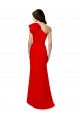 Long Sleeveless Stretch Crepe Red Mermaid Formal Dress / Bridesmaid Dress Newcastle